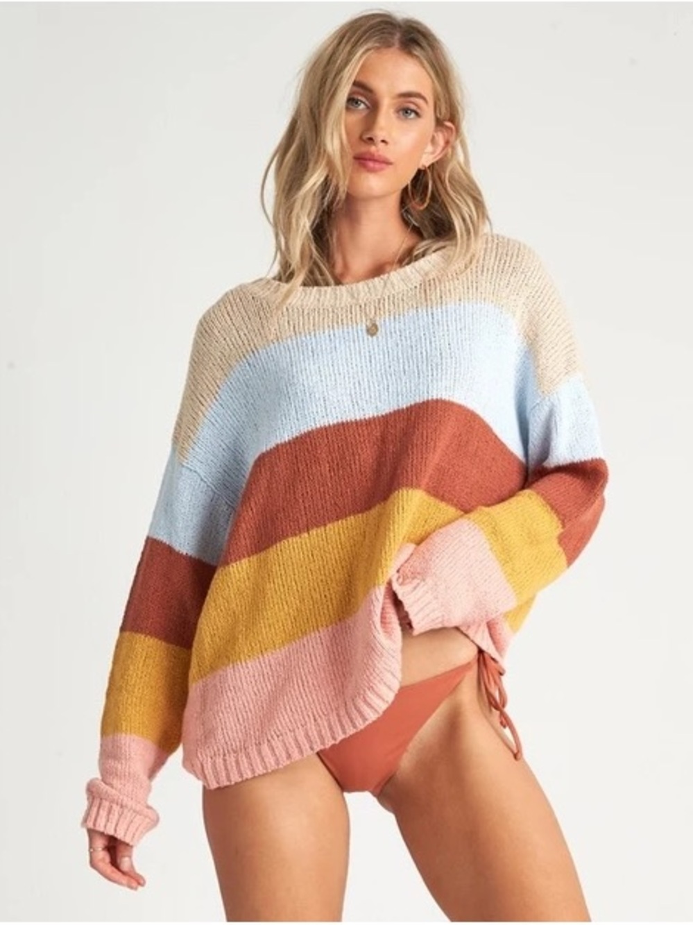 Billabong Striped Knit Sweater